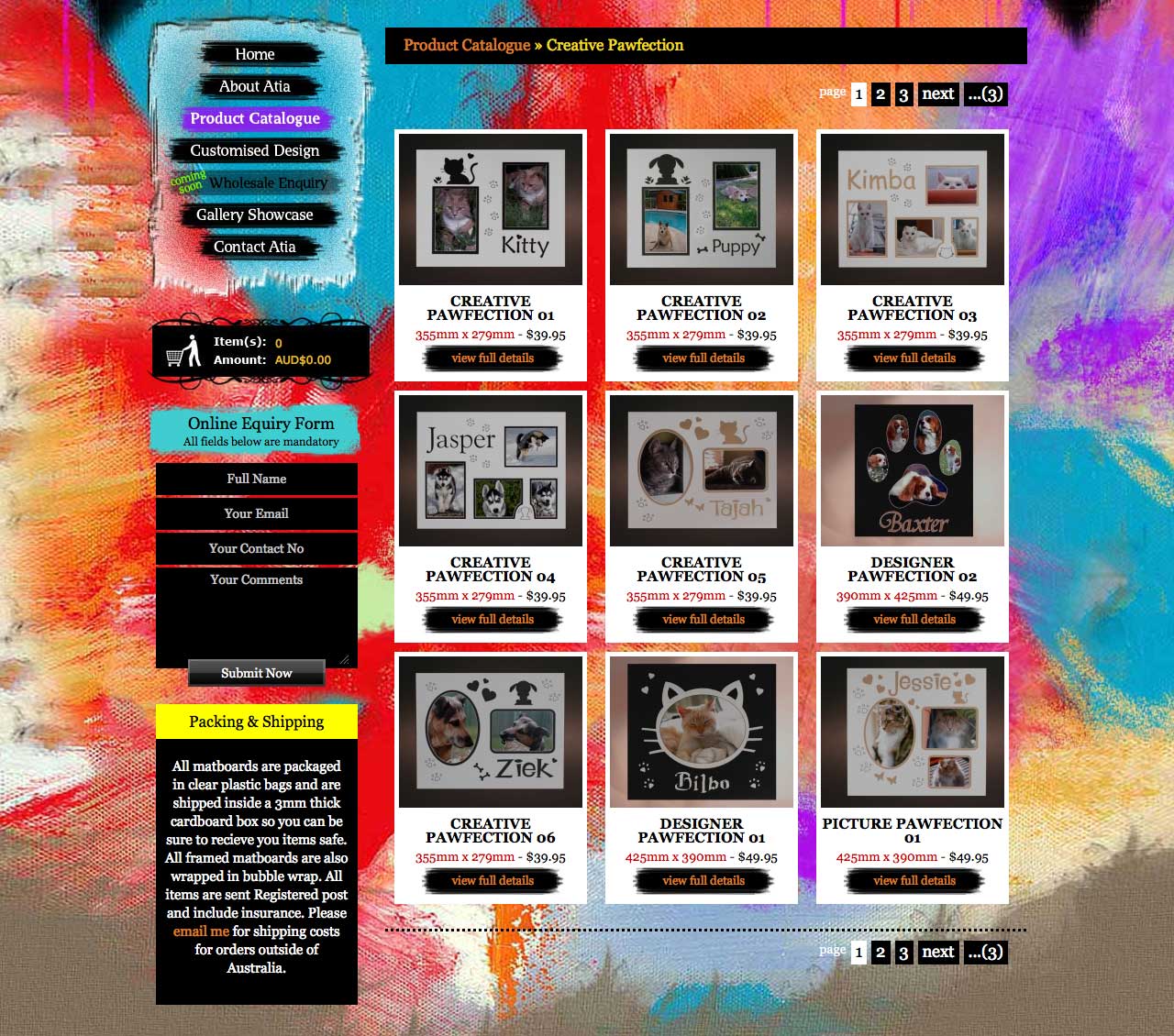 Proejct visual image